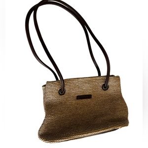 Straw Purse Long Straps